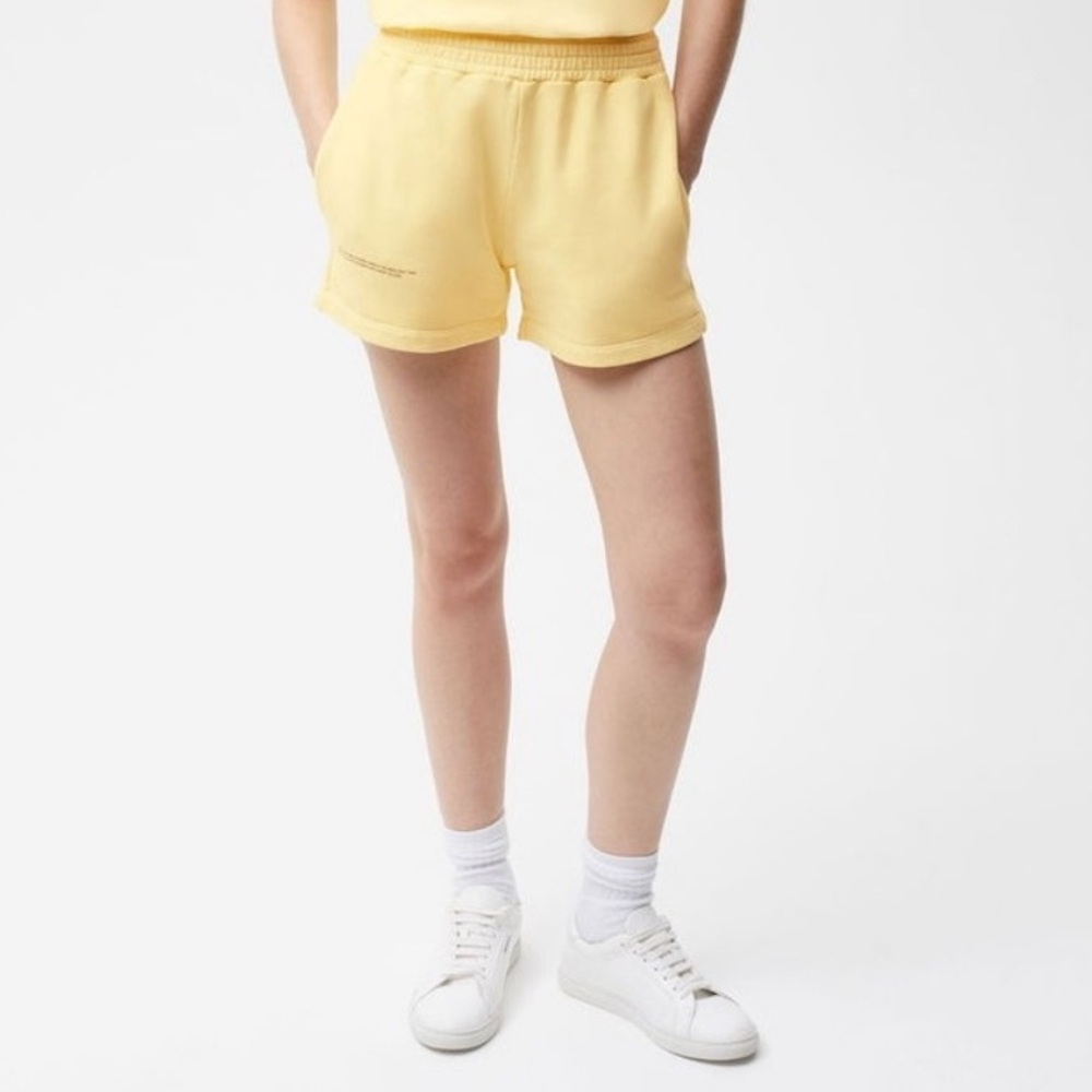Pangaia Mustard Women's Midnight Shorts 100% organic cotton